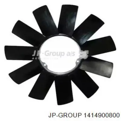 Rodete ventilador, refrigeración de motor 1414900800 JP Group