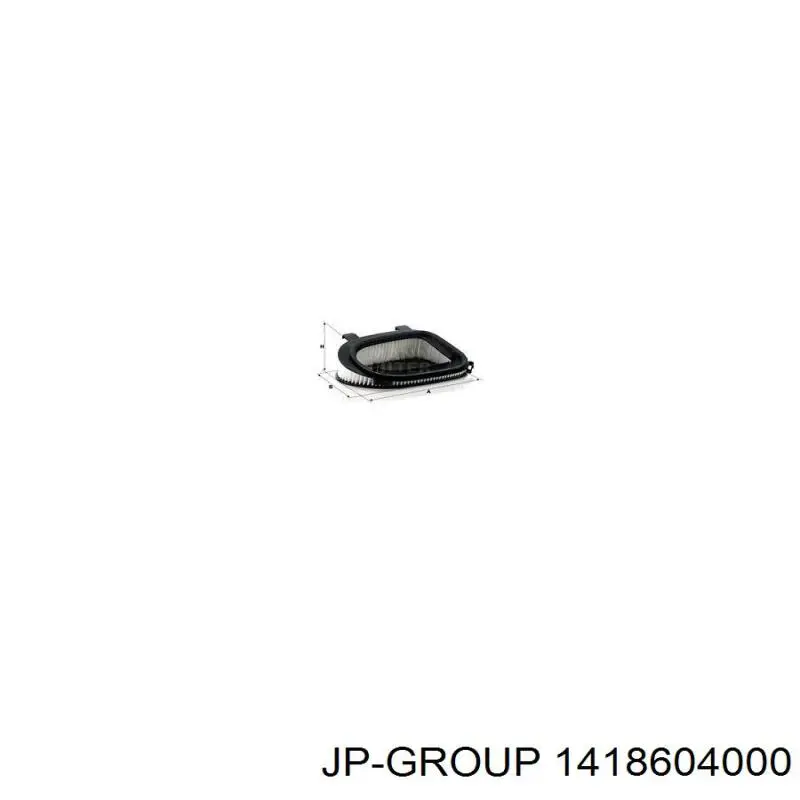 Воздушный фильтр 1418604000 JP Group