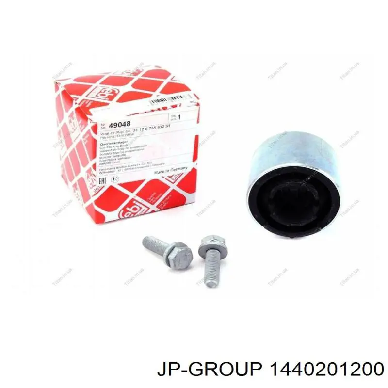 Сайлентблок передней подвески JP Group 1440201200 цена, от 10.52 USD