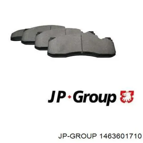 1463601710 JP Group колодки тормозные передние дисковые