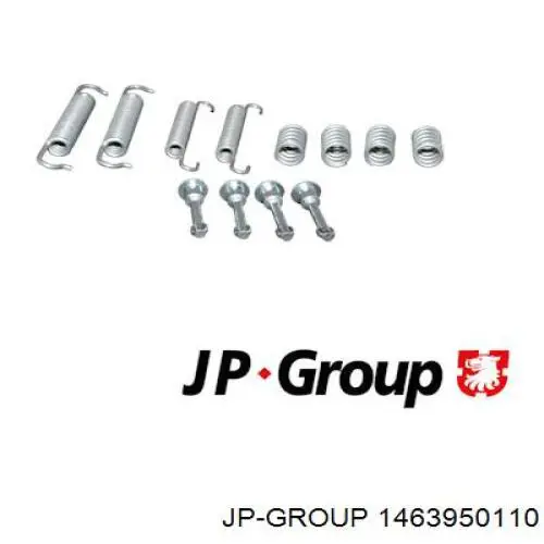 Монтажный комплект задних барабанных колодок JP Group 1463950110