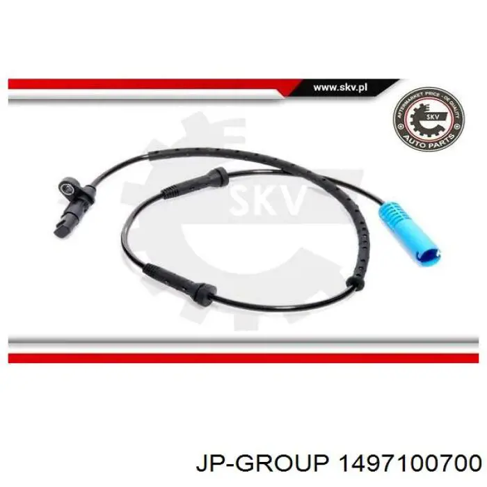 Sensor ABS trasero 1497100700 JP Group