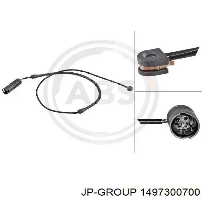 Сигнализатор износ тормозных колодок JP Group 1497300700 цена, от 6.68 USD