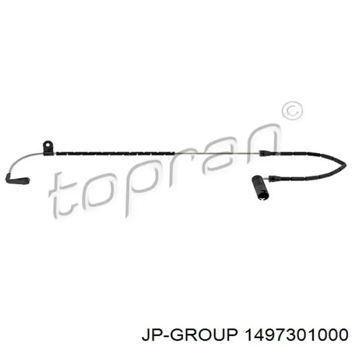 Сигнализатор износ тормозных колодок JP Group 1497301000 цена, от 4.37 USD
