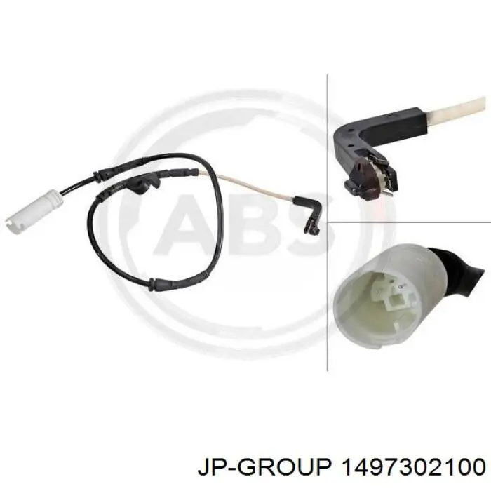 Сигнализатор износ тормозных колодок JP Group 1497302100 цена, от 5.73 USD
