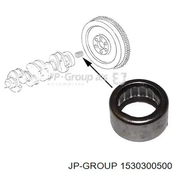 Цилиндр сцепления с выжимным подшипником JP Group 1530300500