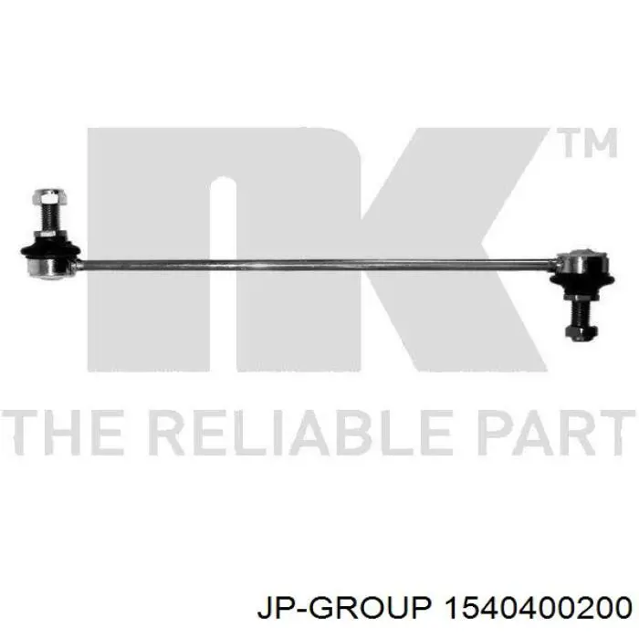 Тяга переднего стабилизатора JP Group 1540400200 цена, от 9.54 USD