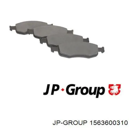 1563600310 JP Group передние тормозные колодки