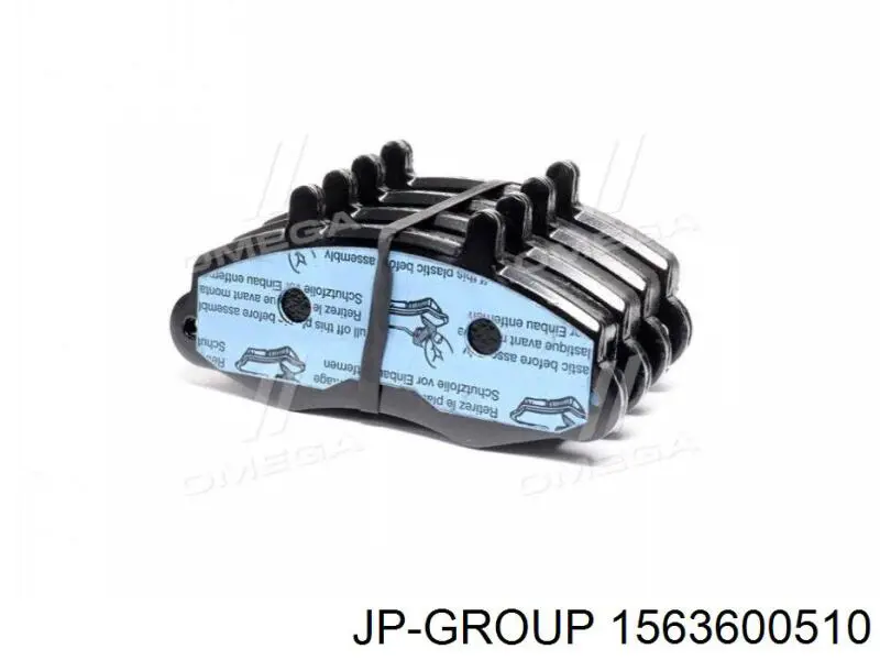 Колодки JP Group 1563600510 цена, от 16.49 USD
