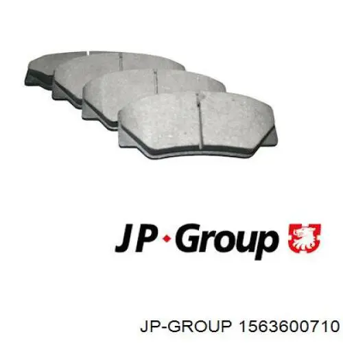 Передние тормозные колодки 1563600710 JP Group