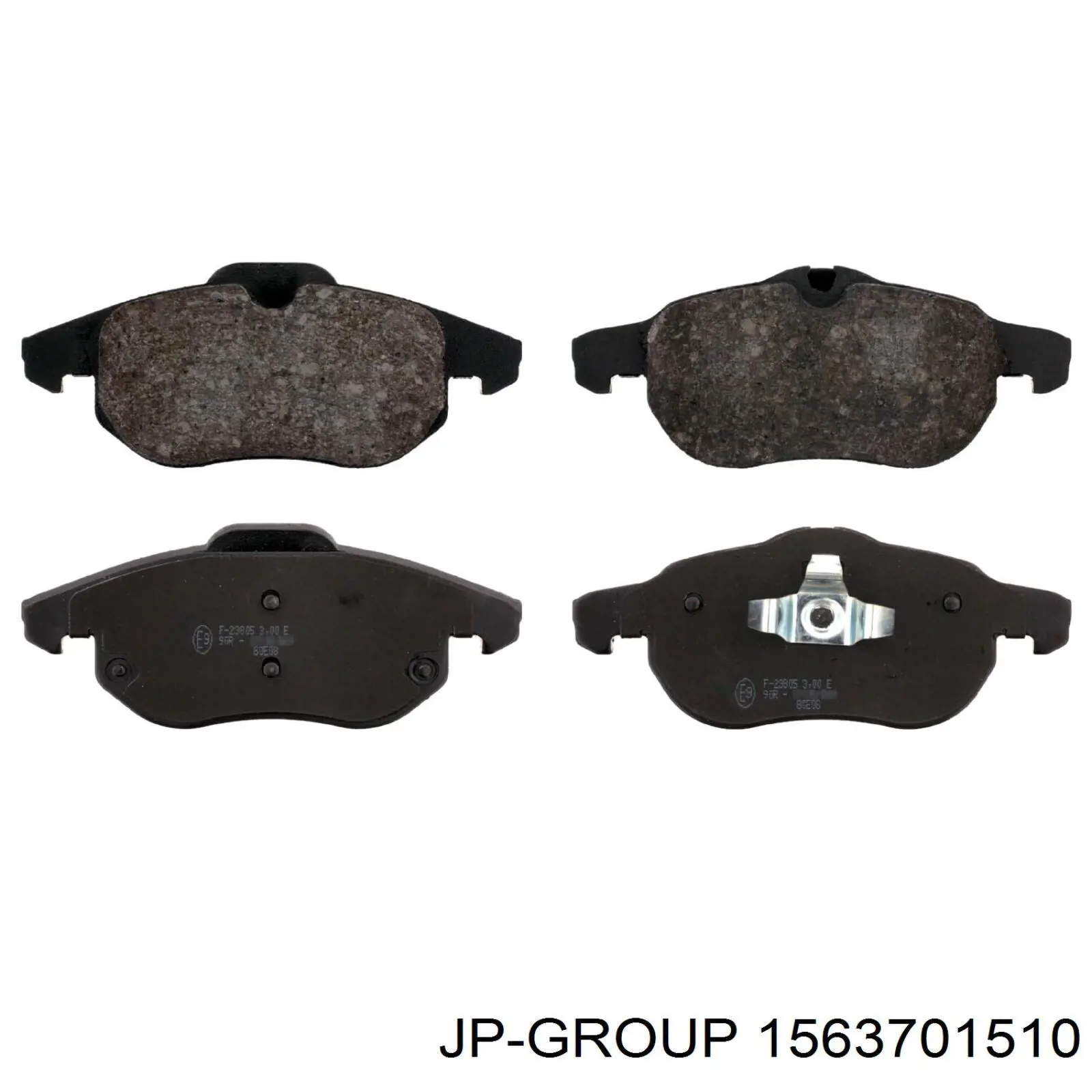Колодки дисковые  JP Group 1563701510 цена, от 14.99 USD