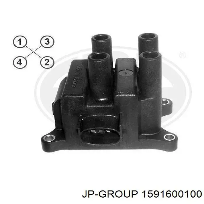 Модуль зажигания JP Group 1591600100 цена, от 18.80 USD
