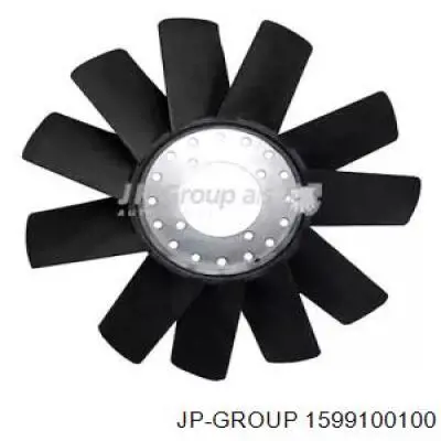 Вентилятор (крыльчатка) радиатора охлаждения JP Group 1599100100