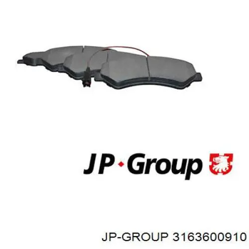 Колодки JP Group 3163600910 цена, от 22.88 USD