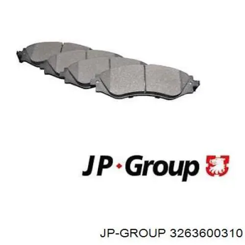 Передние тормозные колодки 3263600310 JP Group