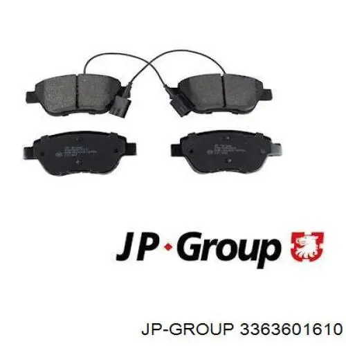 Купить 3363601610 JP Group Колодки тормозные