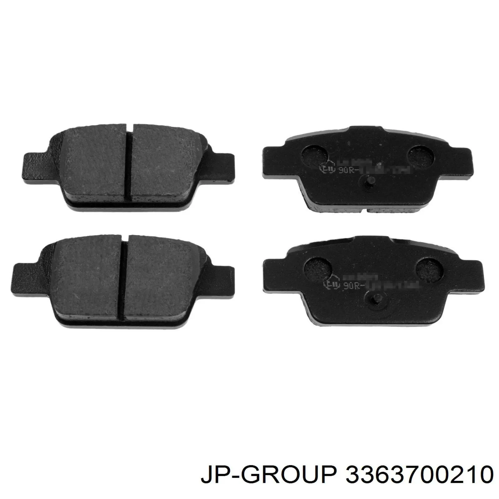 Колодки гальмові задні, дискові 3363700210 JP Group