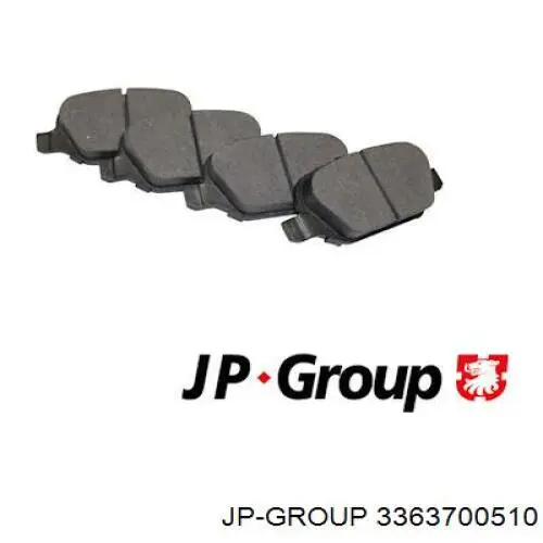 Задние тормозные колодки 3363700510 JP Group