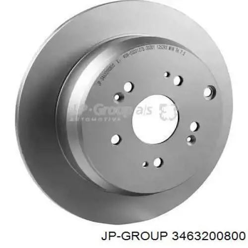 3463200800 JP Group тормозные диски
