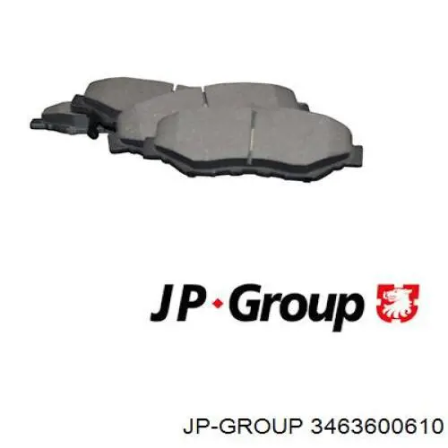 3463600610 JP Group колодки тормозные передние дисковые