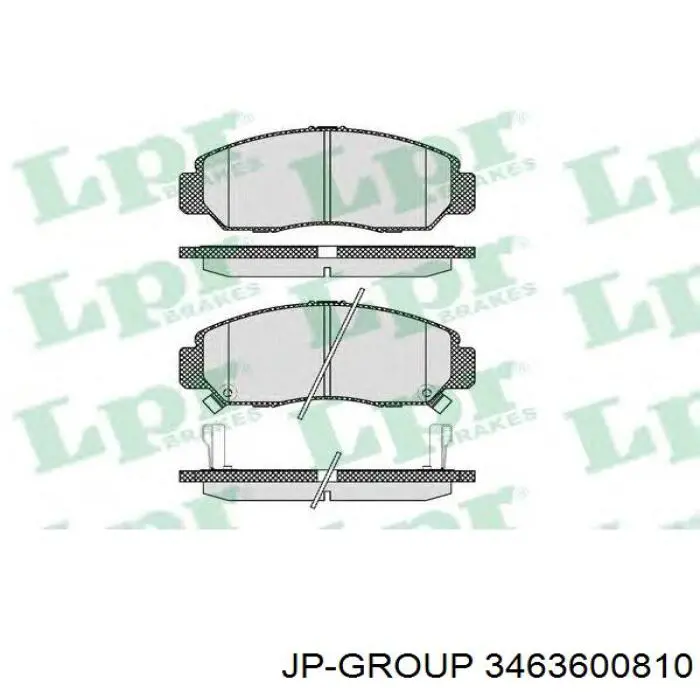 Купить 3463600810 JP Group Колодки тормозные