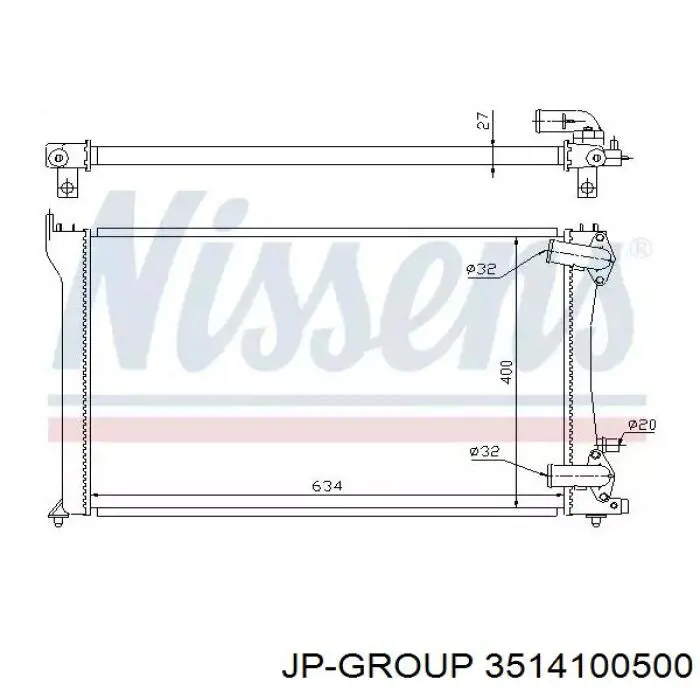 Помпа 3514100500 JP Group