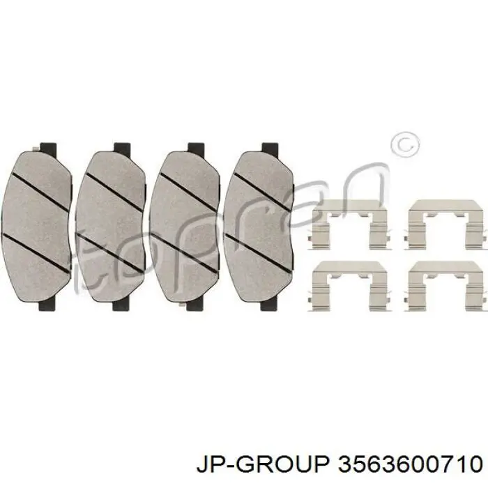 Тормозные колодки JP Group 3563600710