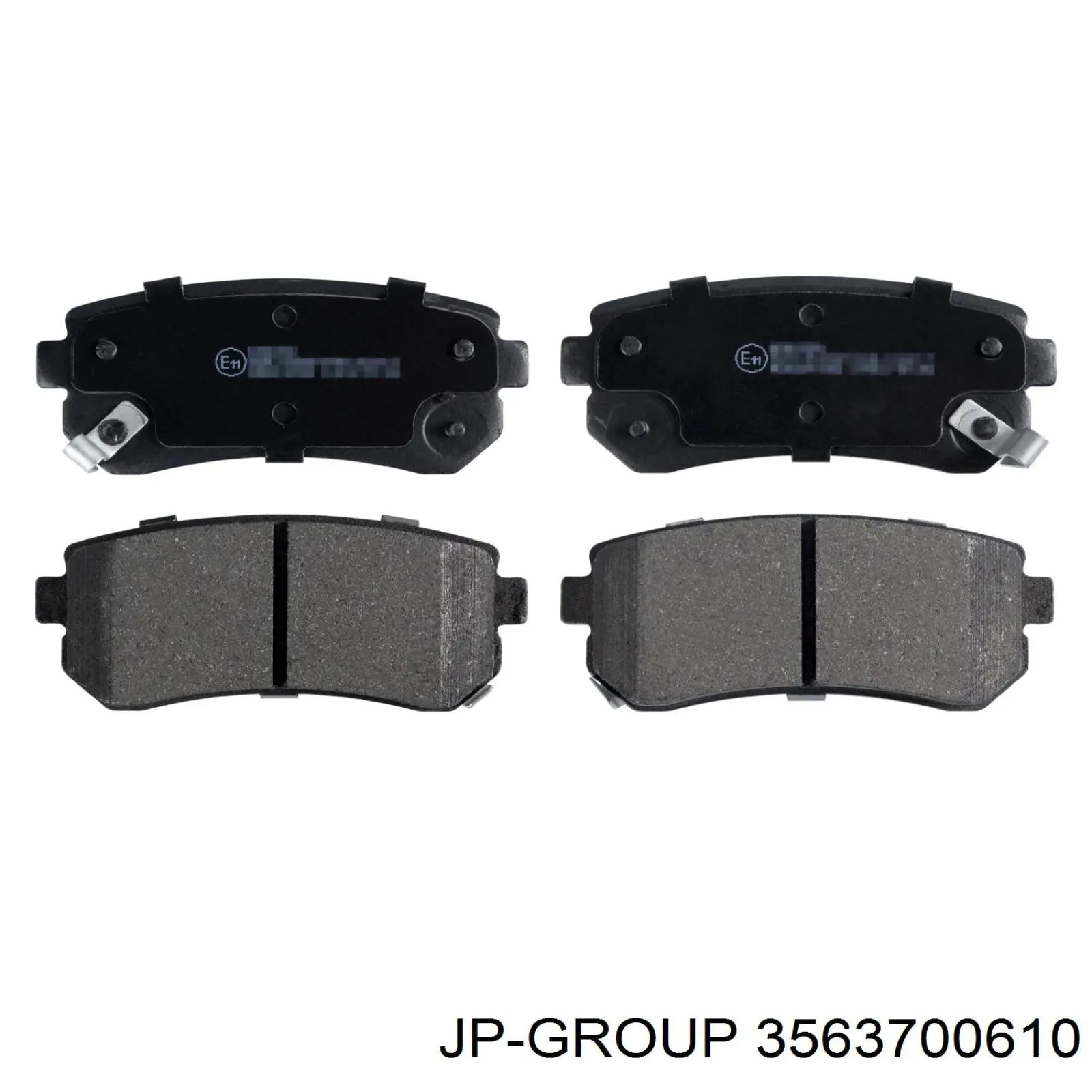 Sapatas do freio traseiras de disco JP Group 3563700610 preço, a partir de 45,12 USD