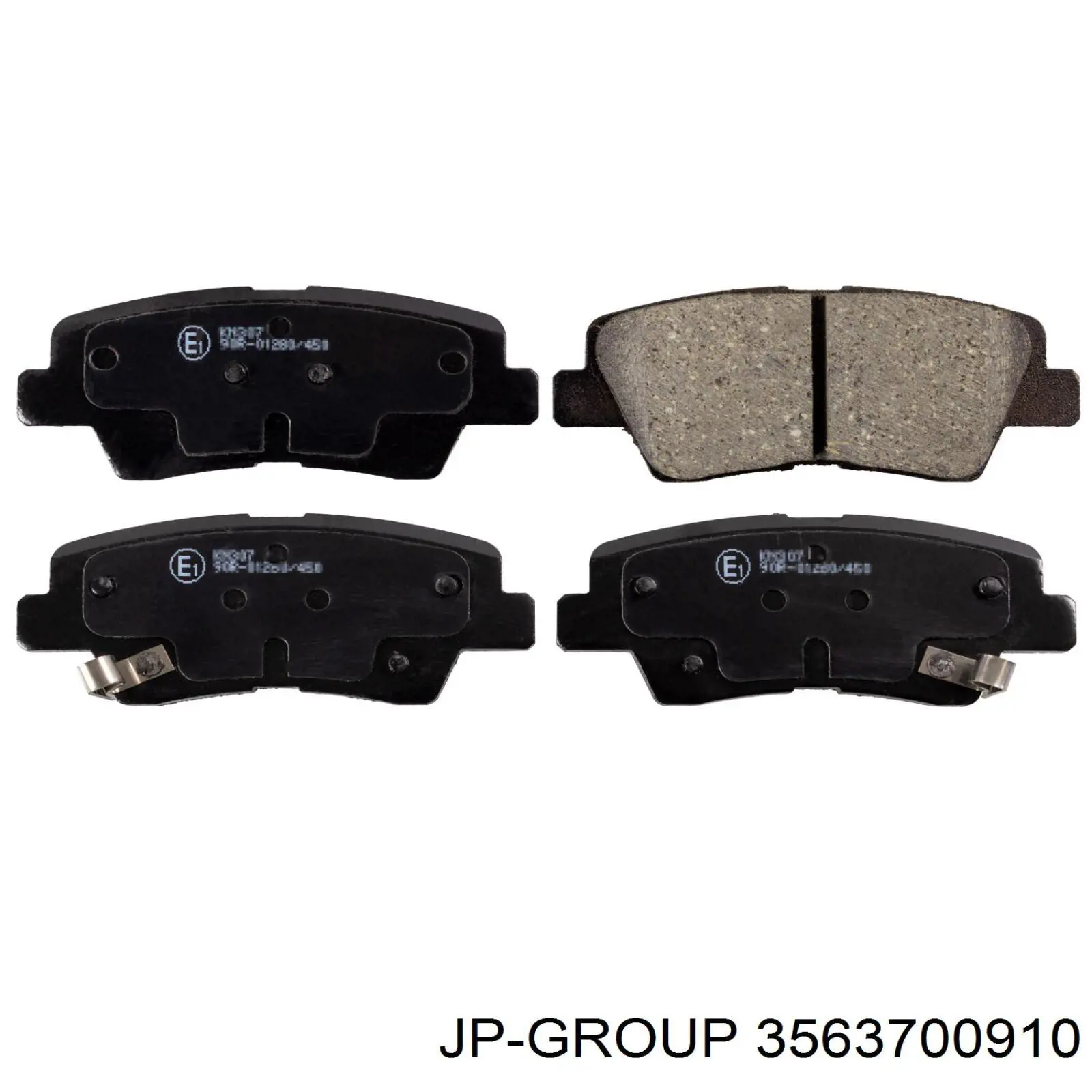 Колодки дисковые  JP Group 3563700910 цена, от 14.08 USD