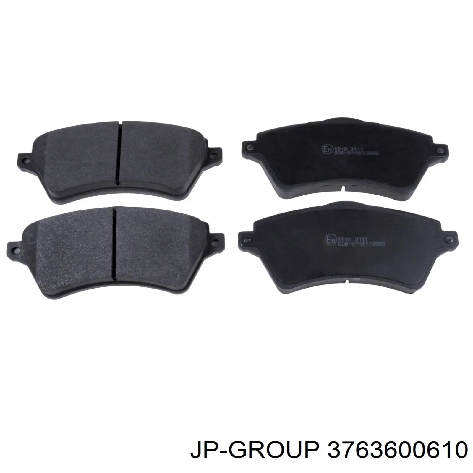 Купить 3763600610 JP Group Колодки тормозные