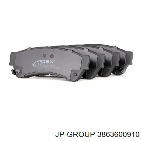Передние тормозные колодки 3863600910 JP Group