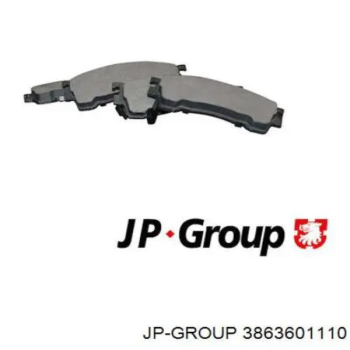 Передние тормозные колодки 3863601110 JP Group