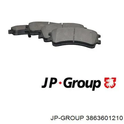 3863601210 JP Group колодки тормозные передние дисковые