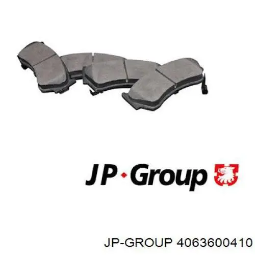 4063600410 JP Group передние тормозные колодки