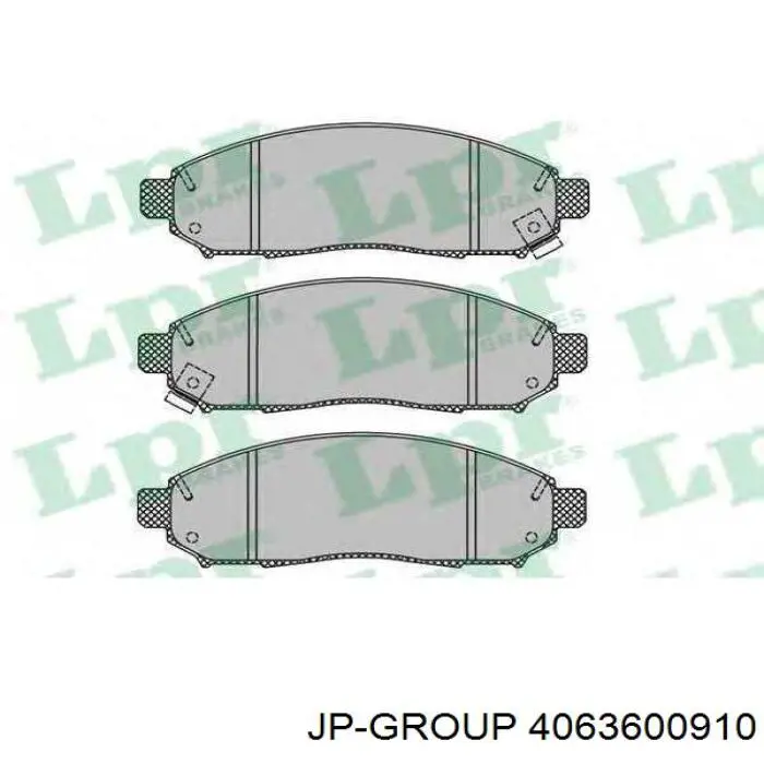 Колодки JP Group 4063600910 цена, от 19.47 USD