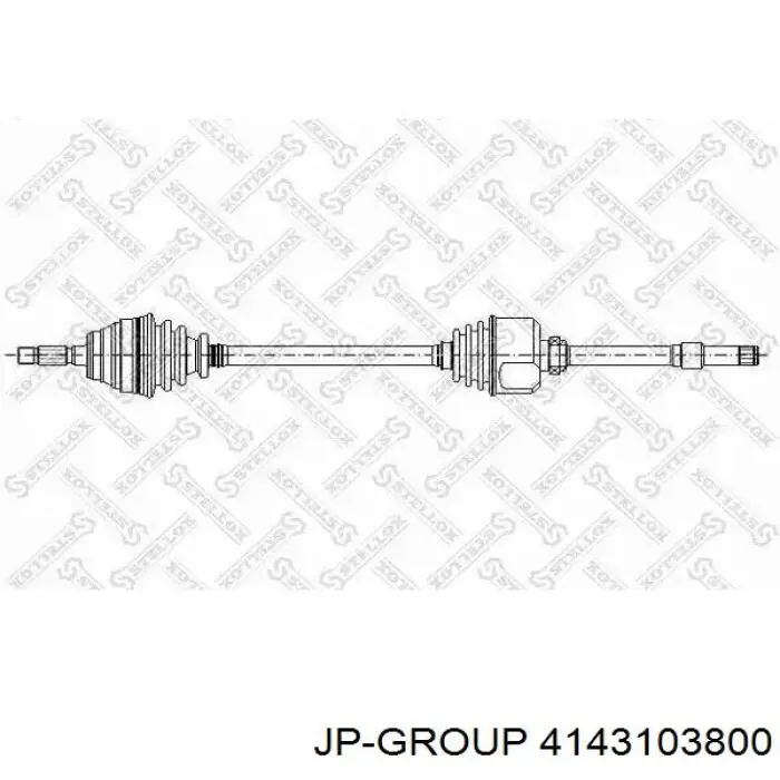 Купить 4143103800 JP Group Привод в сборе левый