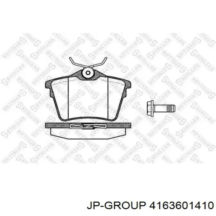 Колодки JP Group 4163601410 цена, от 22.57 USD