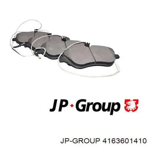 Передние тормозные колодки 4163601410 JP Group