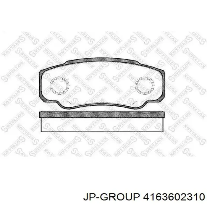 Колодки JP Group 4163602310 цена, от 16.64 USD