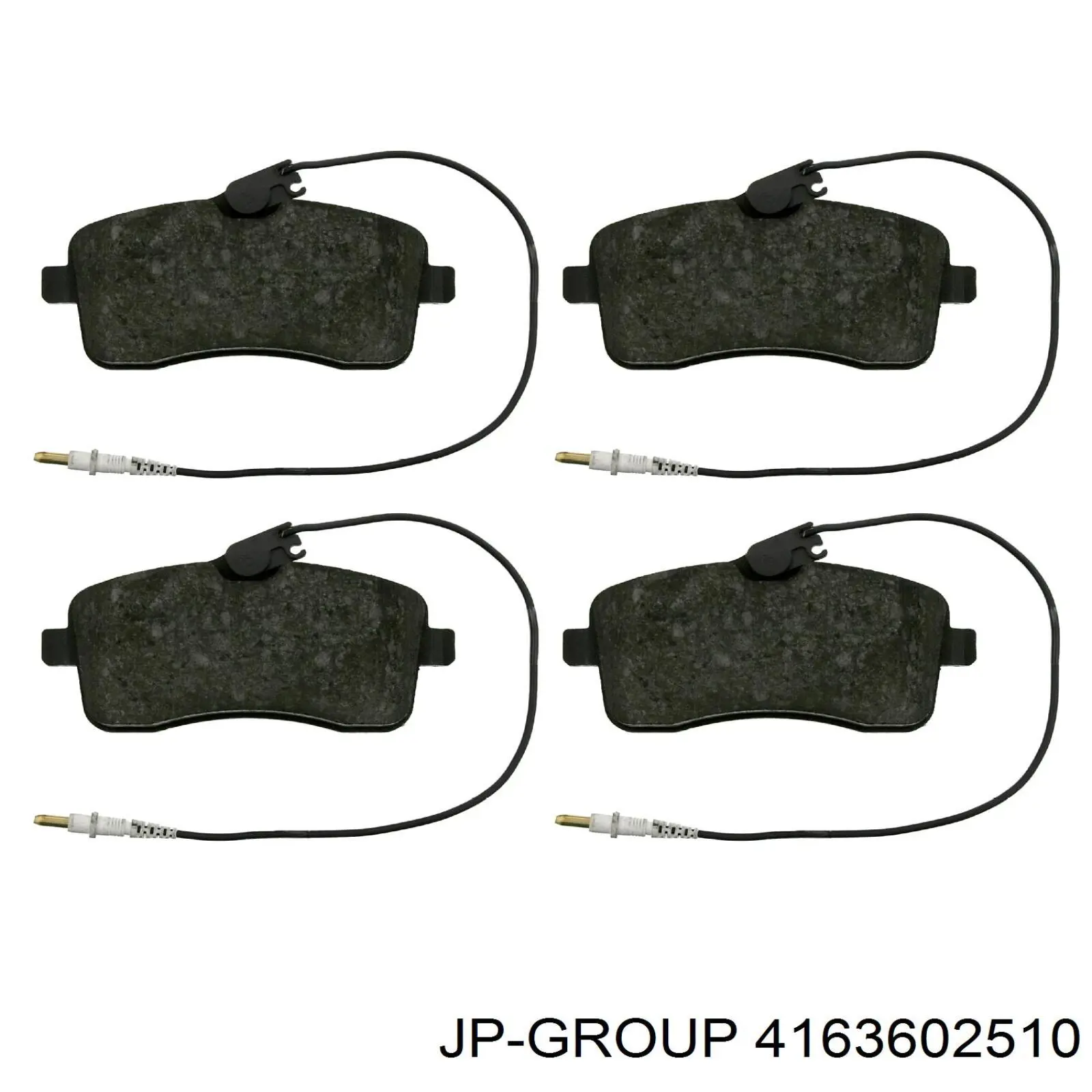 Купить 4163602510 JP Group Колодки тормозные