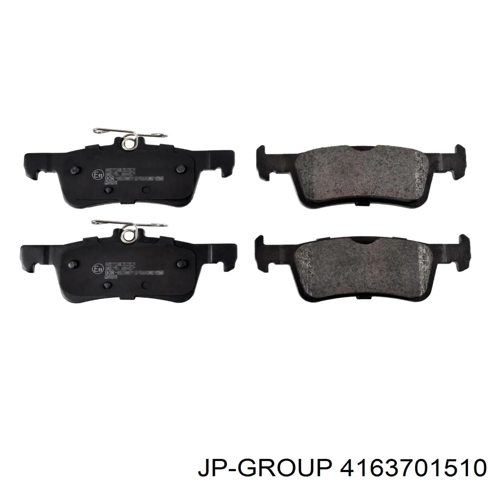 Купить 4163701510 JP Group Колодки тормозные задние, дисковые