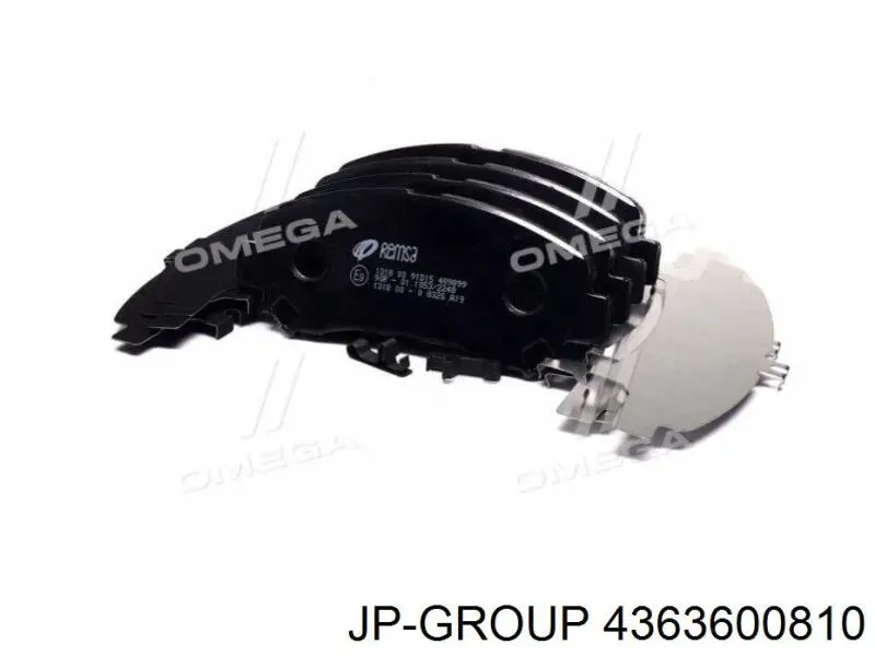Купить 4363600810 JP Group Колодки тормозные