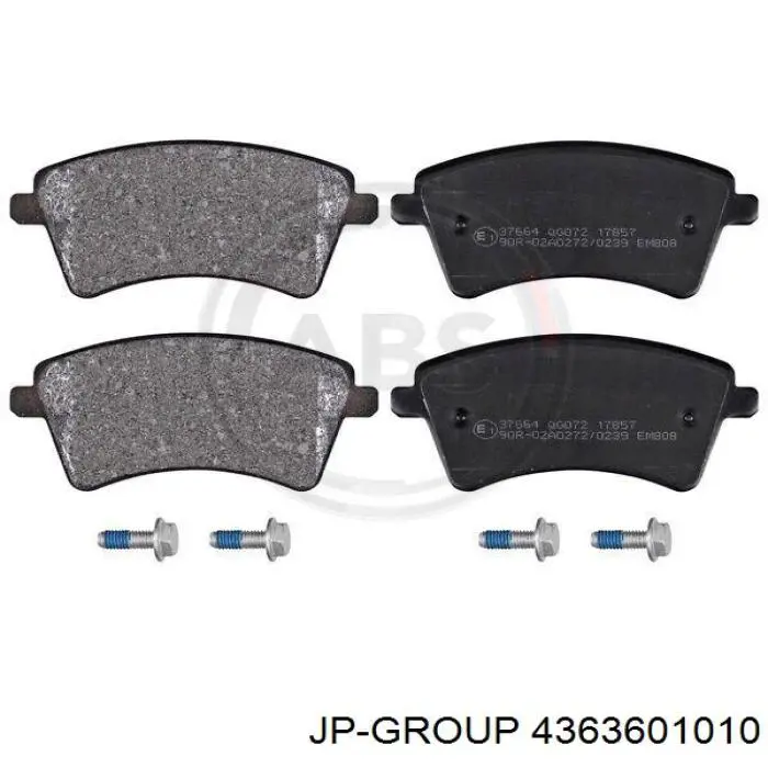Колодки JP Group 4363601010 цена, от 16.21 USD