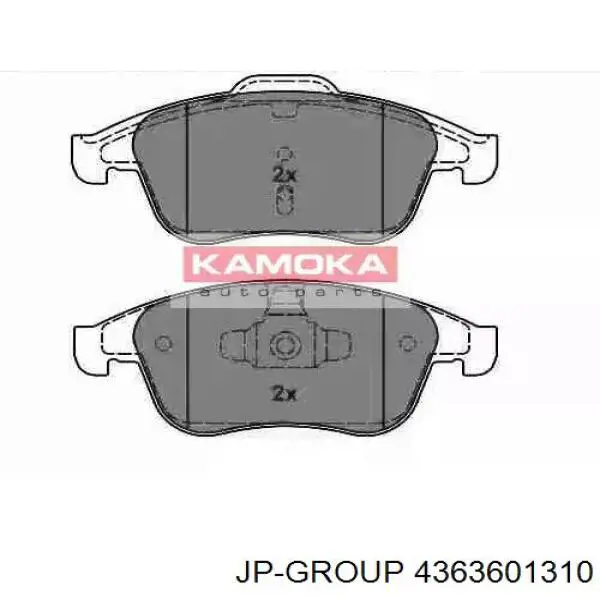 Передние тормозные колодки 4363601310 JP Group