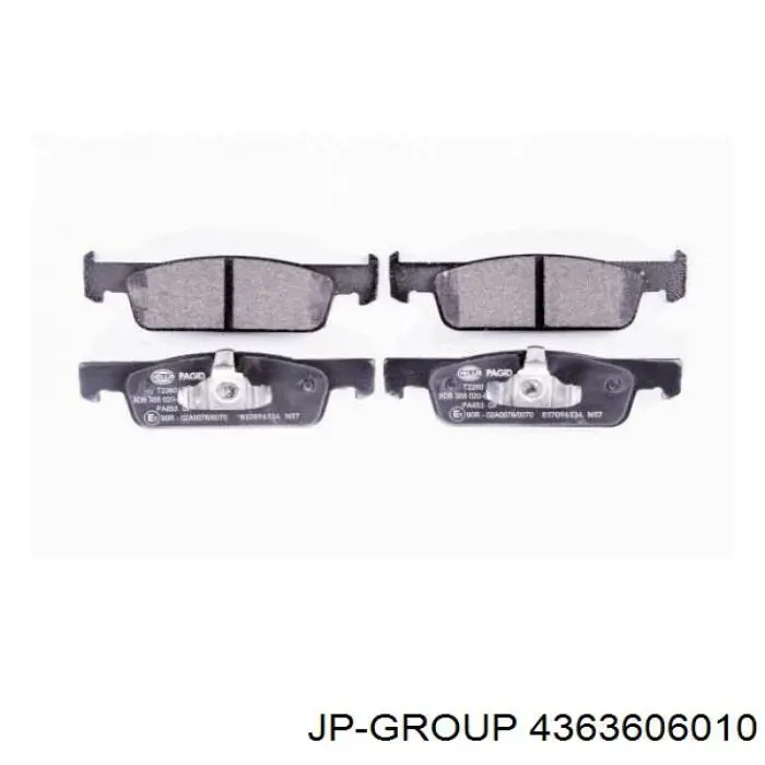Колодки JP Group 4363606010 цена, от 15.16 USD