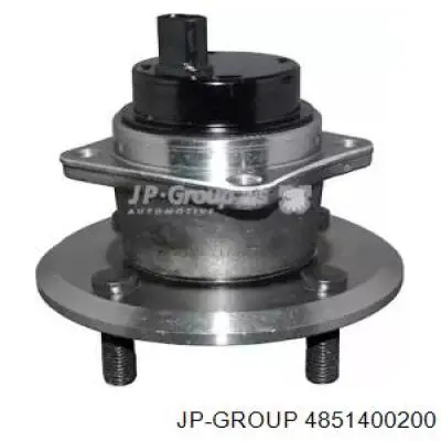 Cubo de rueda trasero 4851400200 JP Group