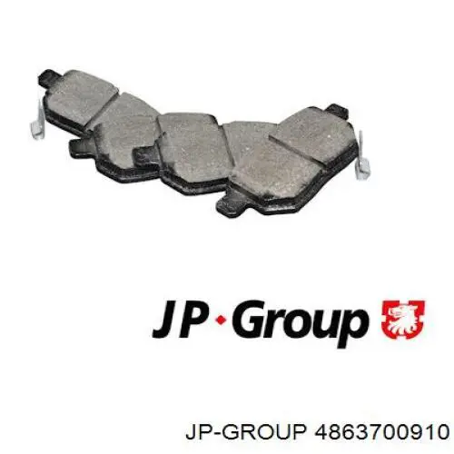 Задние тормозные колодки 4863700910 JP Group