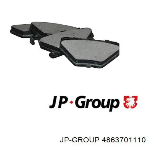 Задние тормозные колодки 4863701110 JP Group