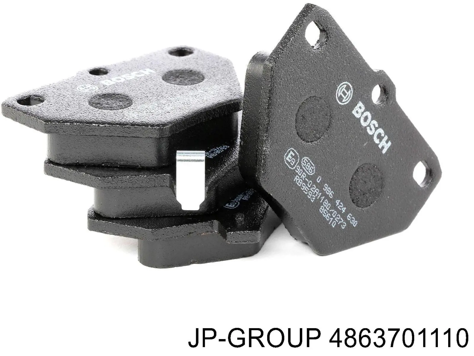 Купить 4863701110 JP Group Колодки тормозные задние, дисковые