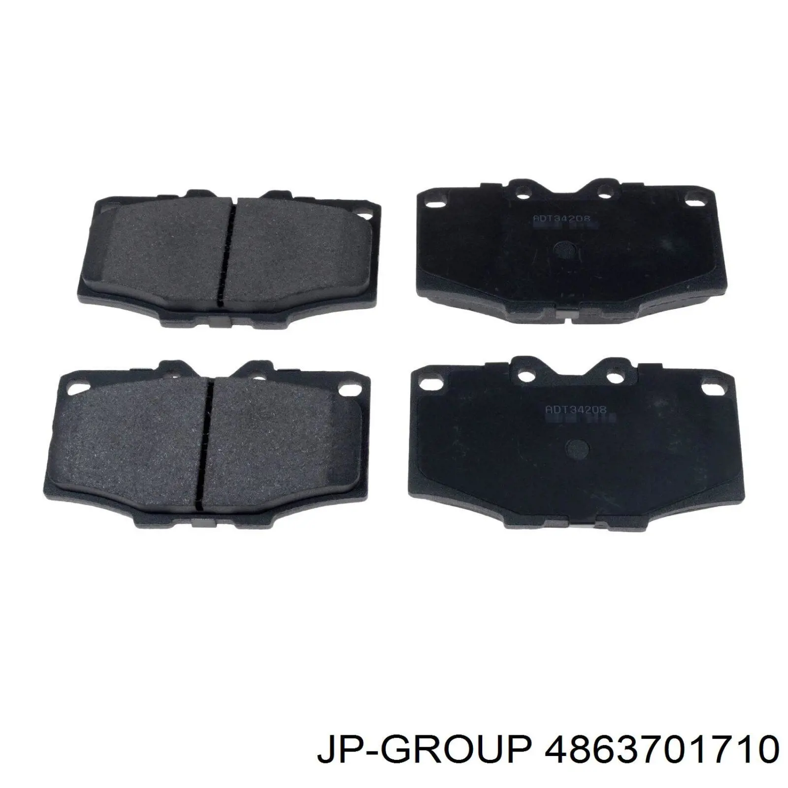 Колодки дисковые  JP Group 4863701710 цена, от 12.85 USD